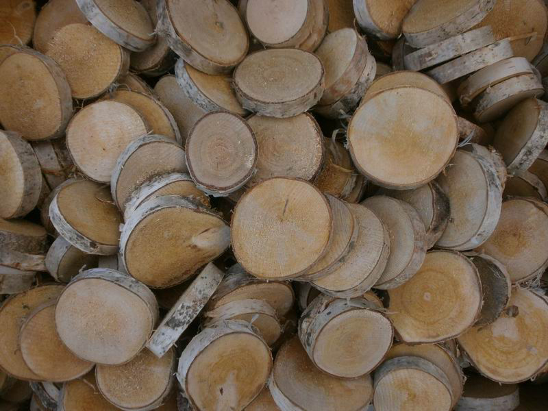 Bestoyard Lot de 100 rondelles en bois 1,5 à 3 cm 